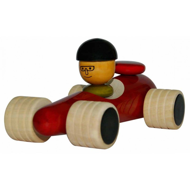 wooden push car